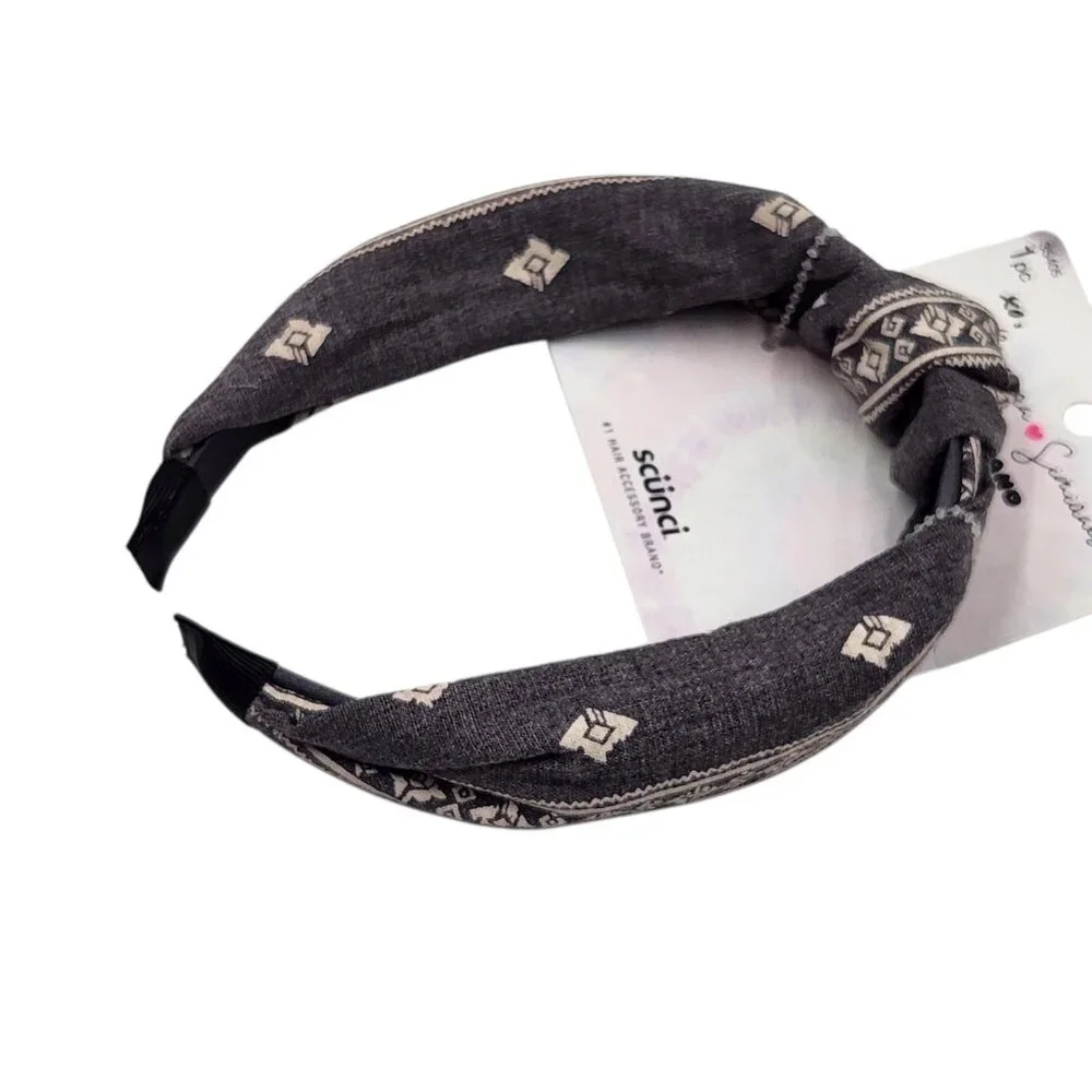 Scunci Morgan Simianer Xo Headbands and Scarves Bandana‎ & Stripes 2 Pcs Bundle
